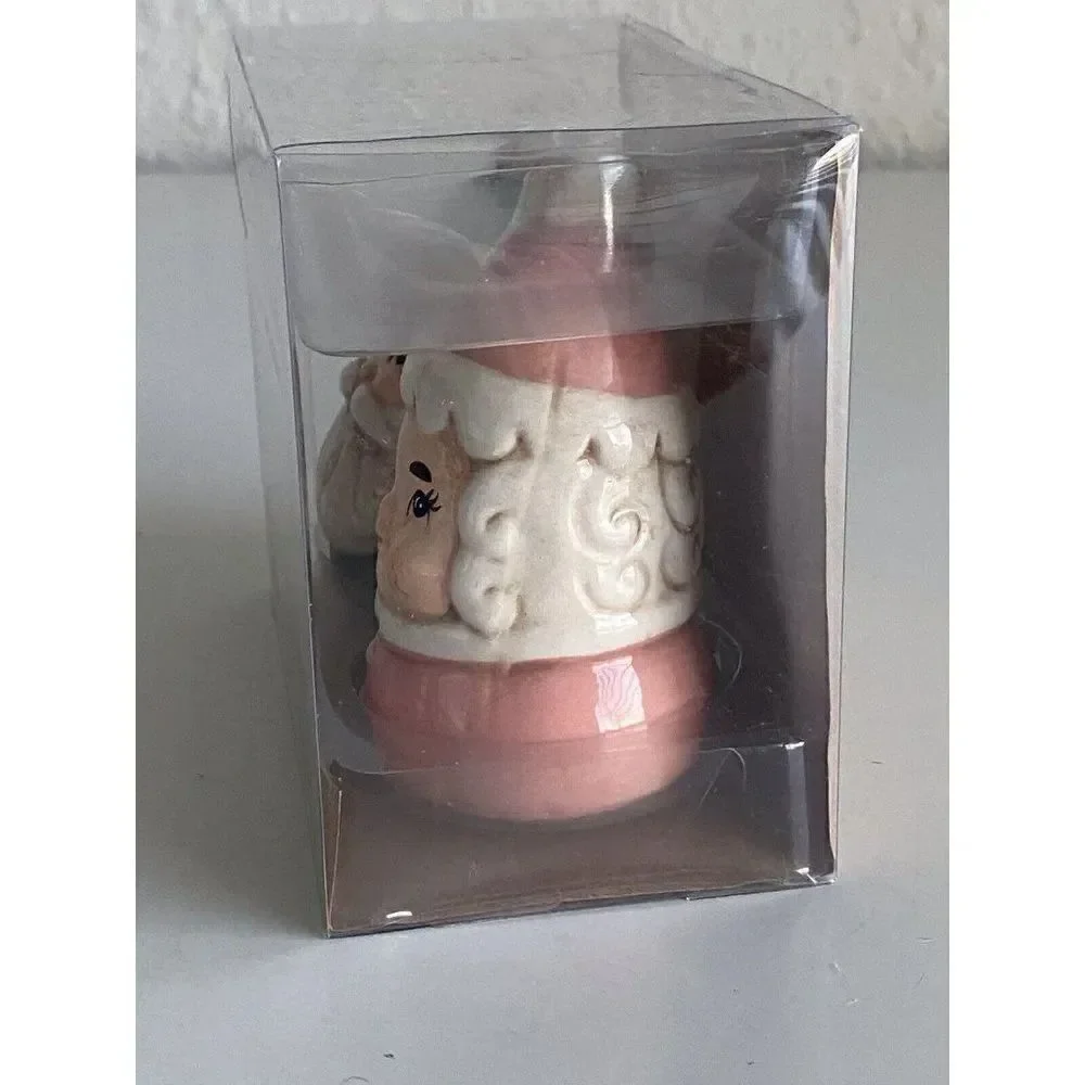 Johanna Parker Design Christmas  Mr & Mrs. Claus Santa Salt & Pepper Shakers New